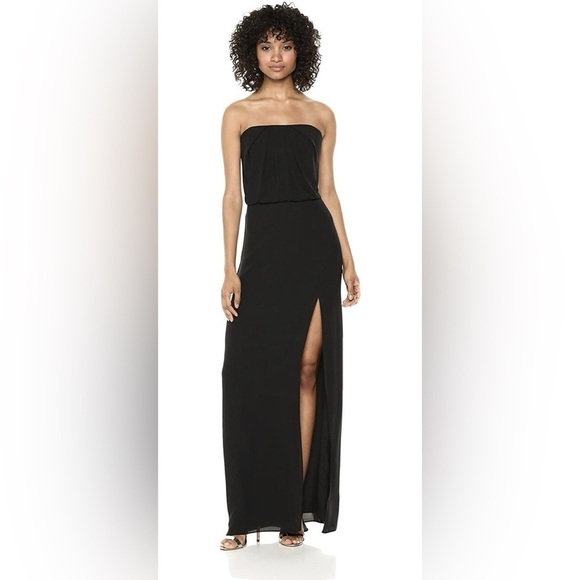 Halston Heritage Dresses & Skirts - Halston Heritage Black Strapless Gown